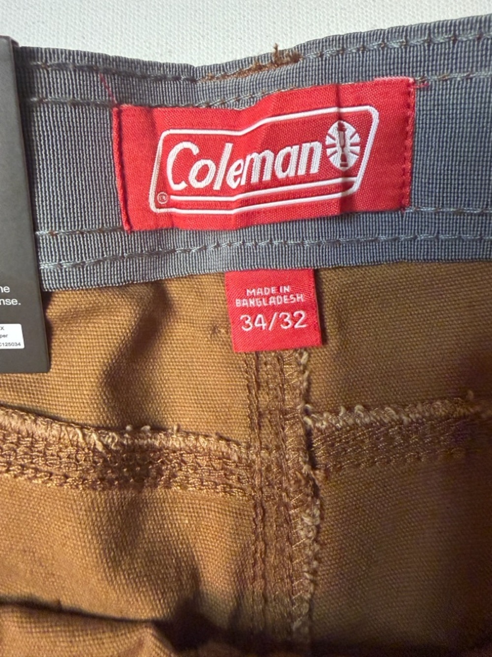 NWT Men's Coleman Cargo Pants Copper Utility Work Trousers Size 34x32 (KB5) - Picture 4 of 8